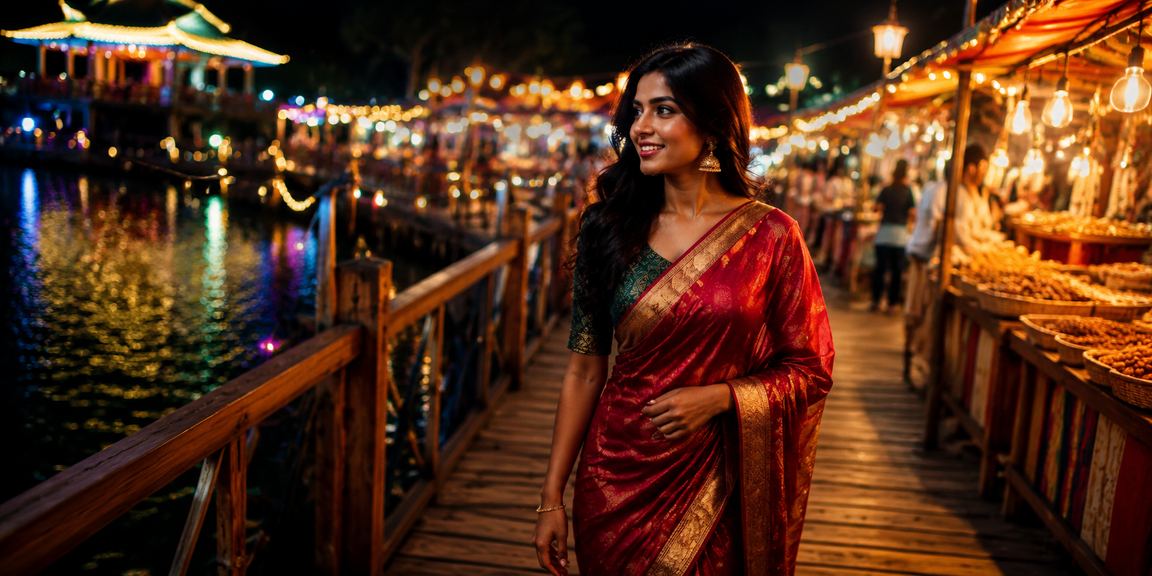 বান্দরবানের রাতের বাজারের পরিবেশে মোবাইলে ilt20 ম্যাচ অডস চেক করছেন একজন বেটর